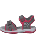 superfit Sandalen in hellgrau/pink