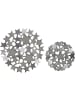 REDBEST Jacquard Aufleger 2er-Set in silber