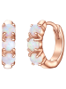 Glanzstücke München Creolen aus Sterling Silber mit Opal (synth.) in roségold