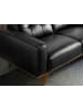 Angel Cerdá Chester-Sofa 6030 in Walnuss / Schwarz