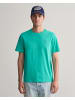 Gant T-Shirt in lagoon blue