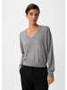 comma Strickpullover langarm in Grau