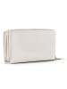 Lazarotti Bologna Leather XL Double Zip-Around Geldbörse RFID Leder 20 cm in cream