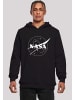 F4NT4STIC Hoodie NASA Classic Insignia Logo Monochrome in schwarz