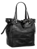 Forty degrees Shopper echt Leder in schwarz