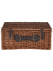 Beliani Picknickkorb PRUNEAU in Braun/Weiß - (W) 50 x (H) 53 x (L) 35 cm