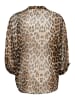 Soaked in Luxury Langarm-Bluse SLZakira Lockere Passform in Leopard Pattern