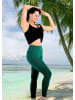 GUGGEN MOUNTAIN Seamless Leggings in Dunkelgrün