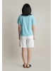 Salzhaut Shirt STEENTJE - KÜSTENLIEBE WELLE Aqua-Neon Pink