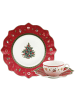 Villeroy & Boch 18-tlg. Kaffeeservice Toy's Delight in Rot – in rot
