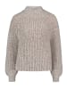 CARTOON Strickpullover mit Turtle Neck in Weiß/Camel
