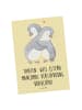 Mr. & Mrs. Panda Postkarte Liebe Tanten mit Spruch in Gelb Pastell