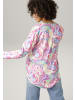 Aniston CASUAL Schlupfbluse in pink-hellpink-rosa-weiß-hellblau-gelb-lila grün
