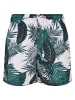 Urban Classics Badeshorts in palm leaves aop