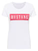 Mustang T-Shirt ALINA C LOGO in Weiß