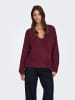 JDY Strickpullover in Tawny Port