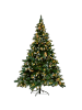 Beliani 2-tlg Weihnachtsbaum PALOMAR in Grün/Schwarz