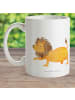Mr. & Mrs. Panda Kindertasse Sternzeichen Löwe ohne Spruch in Weiß