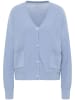 VINAJA Women Strickjacke Mit Knöpfen in Blau