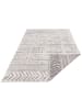 NORTHRUGS In- & Outdoor Wendeteppich Biri Grau Creme