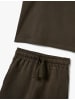 KOTON 2tlg. Outfit: T-Shirt/Short in Beige