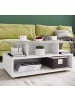 VCM  Holz Sofatisch Couchtisch Wohnzimmertisch Esila in Weiß / Beton-Optik