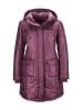 GOLDNER Sportiver Anorak mit Kapuze & Stepp in beere