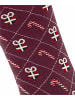 Burlington Socken X-Mas Argyle in Garnet