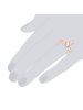 Lulu & Jane Perlen-Ring Sterling Silber Süßwasser-Zuchtperle in roségold