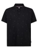 Kurzarm-Poloshirt Große Größen Chassis in Schwarz