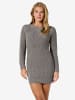 Noisy may Strickkleid in Medium Grey Melange