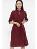 Finn Flare Kurzarmkleid Print in rum