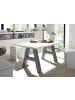 58 aufm Kessel ESSZIMMERTISCH Elia 4 140 x 90 x 75 Esstisch Graphit/Weiß Matt Lack