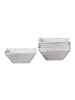 Ritzenhoff & Breker 6er Set Beilagenschalen Melodie ø 14 cm in weiß