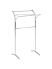Beliani Handtuchständer YOPAL in Silber - (W) 51 x (H) 91 x (L) 37 cm