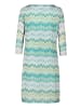 Betty Barclay Etuikleid mit 3/4 Arm in Khaki/Blau