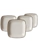 4er Set Suppenteller Casa in Beige ø 22 cm