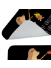 Mr. & Mrs. Panda duschmatten Igel Grillen mit Spruch in Schwarz