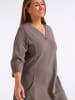 sheego Kleid in dunkeltaupe