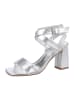 Ital-Design High-Heel Sandalette in Silber