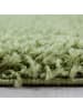 KADIMA DESIGN Teppich Hochflor Shaggy Waschbar Einfarbig RHEIN Strapazierfähig in Grün