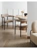 Beliani 2er-Set Esszimmerstuhl LYNEY in Beige/Schwarz