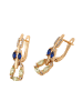faina Women Earrings in Rose Gold Black