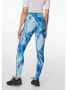 MADELEINE Stretch-Leggings mit Komfortbund in royalblau / multicolor