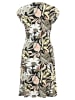 Betty Barclay Jerseykleid mit Raffung in Black Khaki