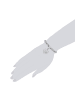 Lulu & Jane Armband Herz Metall-Legierung Glas in silber