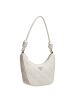 Guess Adelasia Top Zip - Schultertasche 24 cm  (Black) in off white