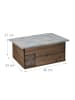 relaxdays Igelhaus in Braun - (B)46 x (H)21 x (T)34 cm