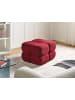Beliani Pouf CALIENTE in Rot - (W) 60 x (H) 44 x (L) 60 cm
