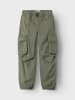 name it Jogger Cargo Hose Twill Parachute Chino Pants NKMBEN in Olive